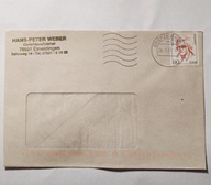 Koperta firmowa. Hans-Peter Weber. Kasownik Briefzentrum 79. 04319