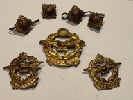 Odznaki na czapkę i na kołnierz i na pagony Pilota R.P.A. II Wojna