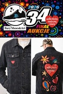 Kurta Jeansowa ,,Katana” UNIKAT Bary’Shoes&Art #698