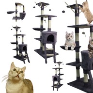 DRAPAK DLA KOTA WYSOKI WIEZA DO ZABAWY SLUPEK LEGOWISKO DOMEK DUZY SZNUR