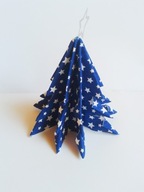 Choinka z materiału z gwiazdką