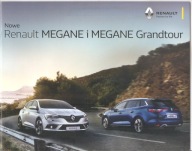 RENAULT MEGANE I MEGANE GRANDTOUR - folder reklamowy z 2017 roku.