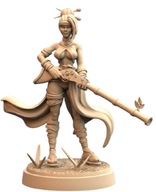 Oriental Riflewoman Wojowniczka Strzelec Pinup E D&D RPG Druk 3D NSFW