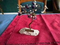 Drzewko szczęścia pamiątka z czasów PRL lata 80 te 20 wieku ozdoba Vintage