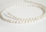 Naturalne PERŁY naturalna Perła perełki słodkowodne sznur