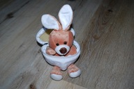 pluszak maskotka zając zajączek królik króliczek Lukas w jajku 20 cm