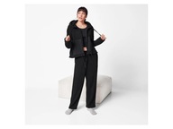 ESMARA czarny DRES polarowy POLAR bluza z kapturem spodnie S NOWY