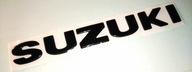SUZUKI Napis 3D 15cm CZARNY 1szt GSXR SV AN Swift GS500 Kizashi GSX8R +Gift