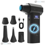 DMUCHAWA TURBO 120000 RPM LED MOCNY 5200mAh WIELOFUNKCYJNE BEZPRZEWODOWY