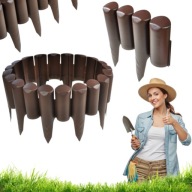 OBRZEŻE OGRODOWE PLASTIKOWE TRAWNIKOWE PALISADA WYSOKIE PŁOTEK 240CM