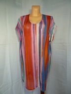 LINDEX SUKIENKA letnia w paski ombre luźna S M L