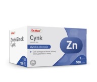 Dr. Max Cynk skóra włosy paznokcie odporność 100 tabletek