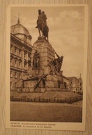 KRAKÓW. Pomnik króla Władysława Jagiełły, CZYSTA, STARA - RZADKOŚĆ