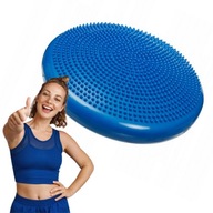 PODUSZKA BALANSOWA JEŻYK DRFIT NIEBIESKA 33 CM Z WYPUSTKAMI + POMPKA