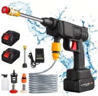 MYJKA CIŚNIENIOWA AKUMULATOROWA PIANOWNICA 2x AKU DO MYCIA AUTA KOSTKI OKNA