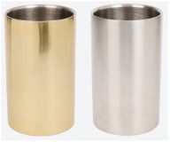 COOLER SCHŁADZACZ CHŁODZIARKA do WINA Wódki Wody STALOWY SREBRNY