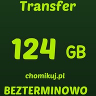 Transfer chomikuj 124 GB Bezterminowo