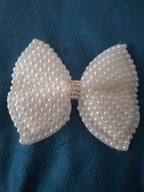 SPINKA klamra złote perła TKANINA vintage modne retro perła wiosna