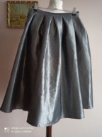 Blue Vanilla SPÓDNICA Z ZAKŁADKAMI 36