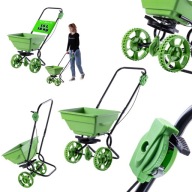 SIEWNIK DO TRAWY RĘCZNY ROZSIEWACZ NAWOZU NASION SOLI PIASKU ROZRZUTNIK 15L