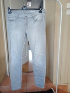 spodnie dżins 44 proste edc ze średnim stanem