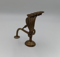 Antyczna ręcznie wykonana mosiężna religijna lampa olejna - Naga Pancharti