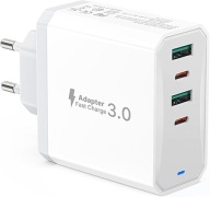 DA218 Tupneuf Ładowarka USB-C 50W 4 Porty PD QC 3.0 Szybka