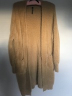 Sweter oversize m l xl 38 40 42 44 46 beżowy camel