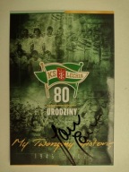 Zdjęcie 10x15 autograf Lechia Gdańsk sezon 2025/26 John Carver Trener 80 la