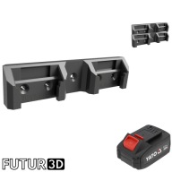 Uchwyt podwójny na akumulator YATO 18V LI-ION z blokadą