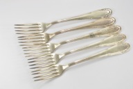 II RP FRAGET PIĘKNE WIDELCE OBIADOWE 5 szt. ZOBACZ!