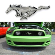 Mustang emblemat koń srebrny 15,5 * 6 cm
