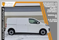 Citroen Jumpy, Wersja M, Nawigacja, klima, tempomat, kamera cofania Gwaran
