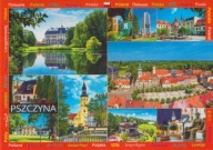 PSZCZYNA - Z LOTU PTAKA - RYNEK - ZAMEK - DWÓR - KOŚCIÓŁ - WIEŻA WODNA