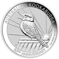 Srebrna Moneta Australian Kookaburra 2020, okolicznościowa 30-sta rocznica