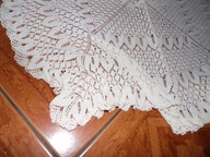 DUŻY OBRUS KORONKOWY