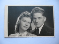 KRAKÓW GENERALNA GUBERNIA PRO ARTE SZCZĘŚLIWE MAŁŻEŃSTWO stare FOTO 1944 r.