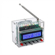 Zestaw Radio FM DIY LCD Obudowa Do Nauki Lutowania POLSKA INSTRUKCJA