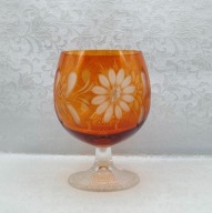 STARODAWNY przepiękny kryształowy kielich 1 litr