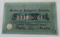 banknot 5 marek 1918