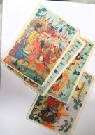 ZSRR 1968 – ilustracje do bajki Puszkina, Palekh, komplet pocztówek