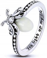 MD pierścionek pszczoła pszczółka osa mucha świetlik 18 | 57 mm