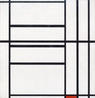 Piet Mondrian - Composition No 1 with Grey and Red