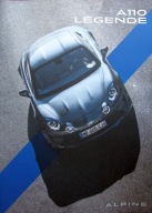 Alpine A110 Legende prospekt 2018 unikat