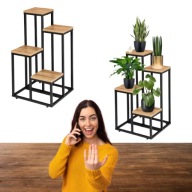 KWIETNIK STOJĄCY LOFT MOGREN STOJAK NA 4 KWIATY 68CM CRAFT REGULACJA POZIOM
