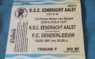 Bilet SC Eendracht Aalst - F.C. Dendrleeuw