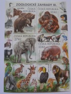 Czechy - zwierzęta ZOO - Mi. bl.72 **