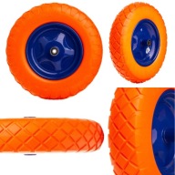 KOŁO DO TACZKI GUMOWE BEZDĘTKOWE PEŁNE OŚKĄ POMPOWANE 400-8 WYTRZYMAŁE