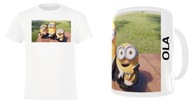 *Zestak* Koszulka Minionki i Extra Kubek Rozmiar - 158