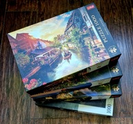 PUZZLE TREFL – 4 x 1000 ELEMENTÓW – ZESTAW V